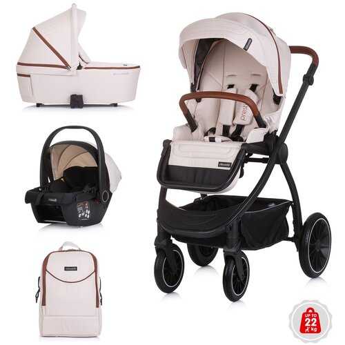 Chipolino Kolica za bebe 3 u 1 Prestige Cene