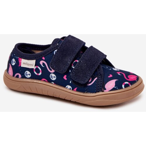 Boto Girls Barefoot Slippers Flamingos Milami Navy Saphira Cene