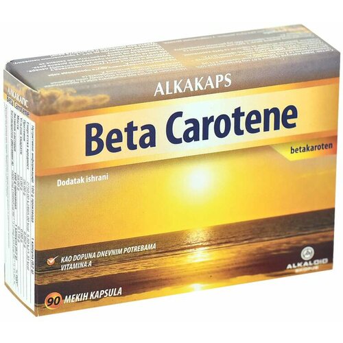 Alkakaps beta karoten 2 mg 90 mekih kapsula Slike
