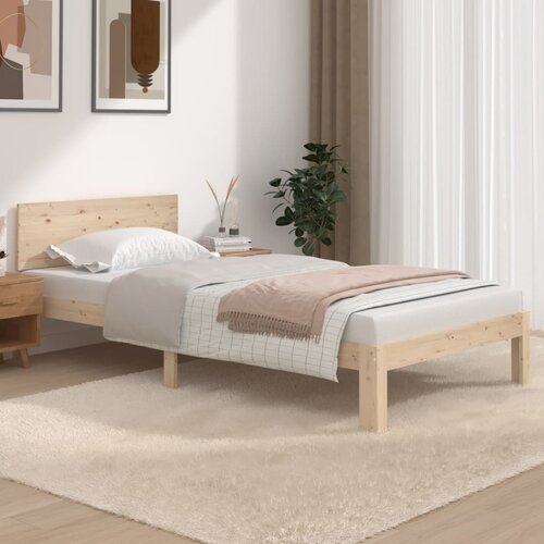 Furnova Posteljni okvir iz trdne borovine 100x200 cm, (21935683) Slike
