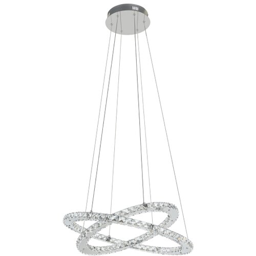 Eglo varrazo visilica/2, led, 29,6w, prom 550, krom/kristal Slike