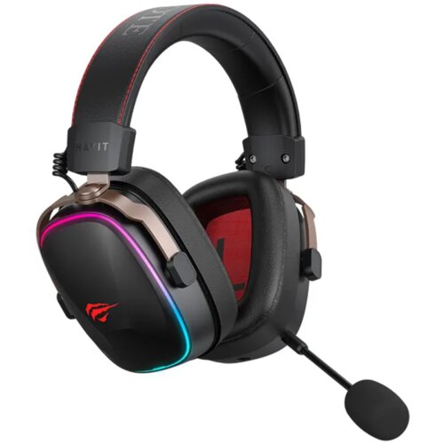 Havit gamenote rgb led brezžične slu&amp;scaron;alke z mikrofonom HV-H2039BG, (21462618) Slike