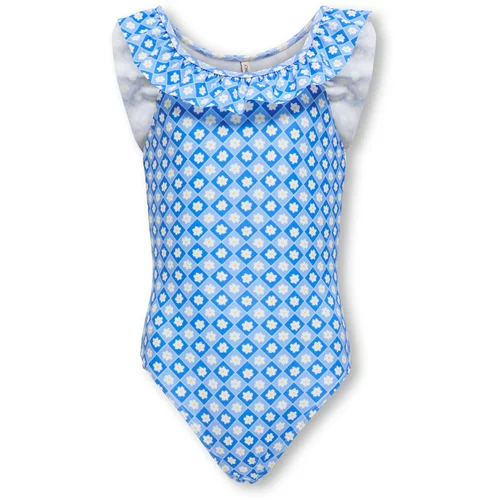 Kids_Only Jednodijelni kupaći kostim 'KOGMAJA' plava / svijetloplava / bijela