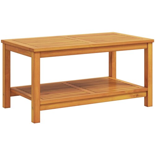 VidaXL Stolić za kavu 90 x 50 x 45 cm Masivno bagremovo drvo Slike