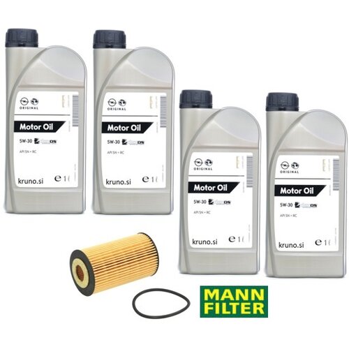 MANN GARNITURA ZA SERVIS OPEL ASTRA J (10- ) 1.4 turbo Olje GM+filter olja Slike