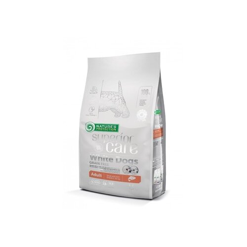 Nature's Protection hrana za male bele pse, losos, 10kg Slike