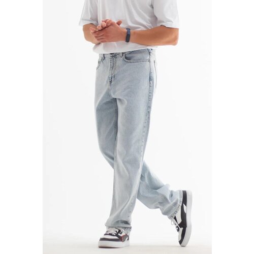Dewberry 52334 Baggy Fit Relaxed Cut Hlt Loose Mens Jeans-ICE BLUE Cijene