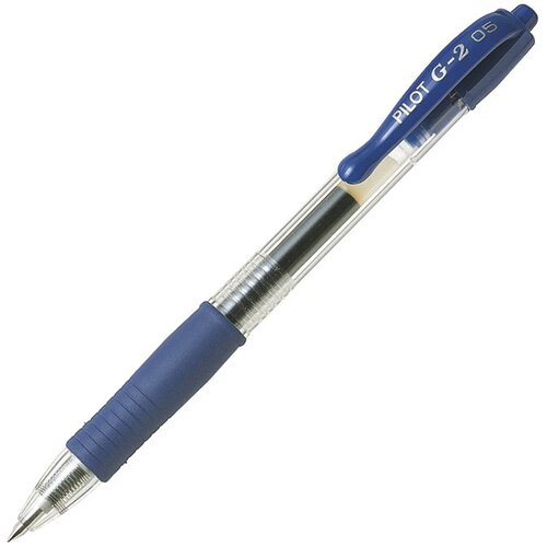 Roler Rolernik z gel gripom 0,5mm G2 Pilot BL-G2-5-L modra Slike