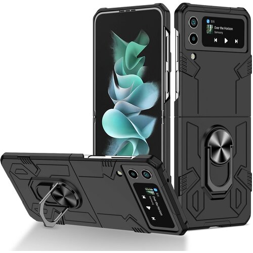  futrola mecha case za samsung galaxy z flip 3 5G crna Slike