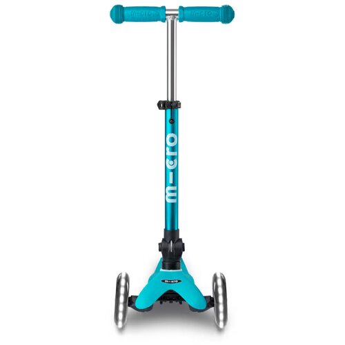  Micro Mini Deluxe LED sklopivi romobil, Aqua Slike