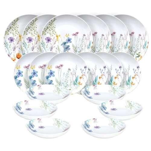 Tognana 18-delni set krožnikov Madison Florenne, porcelan Cene