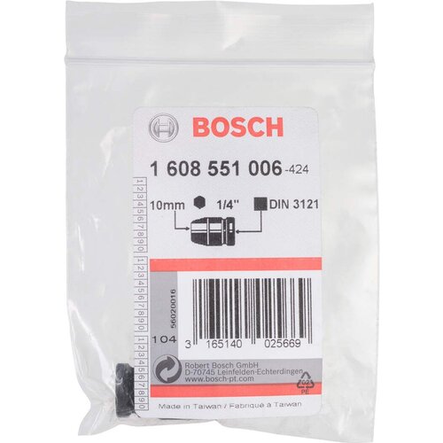 Bosch umetak nasadnog ključa 10 mm, 25 mm, 13 mm, M 6, 15,3 mm - 1608551006 Slike