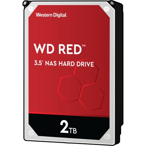 Western Digital 3.5 SATA3 5400 2TB Red WD20EFAX 256MB hard disk Cene