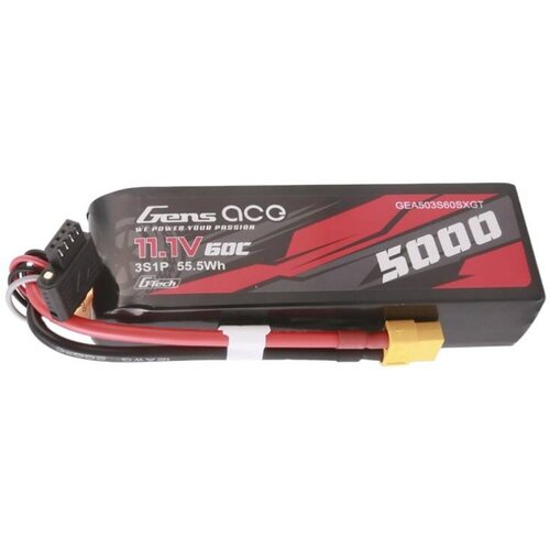 Gens ace G-TECH LIPO BATERIJA 5000MAH 11.1V 60C 3S1P ZA RC IGRAČE Z XT60, (5000291903) Cene