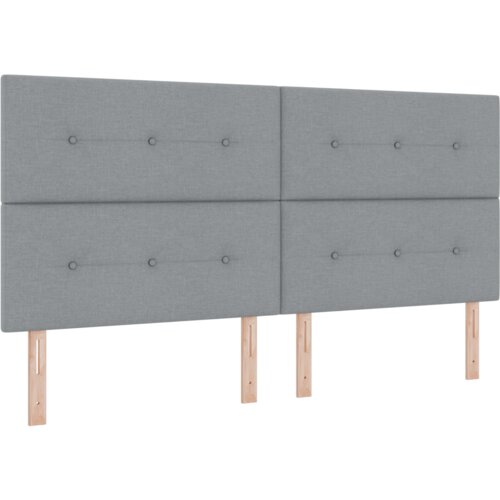 VidaXL led uzglavlje svjetlosiva 100 cm tkanina Slike