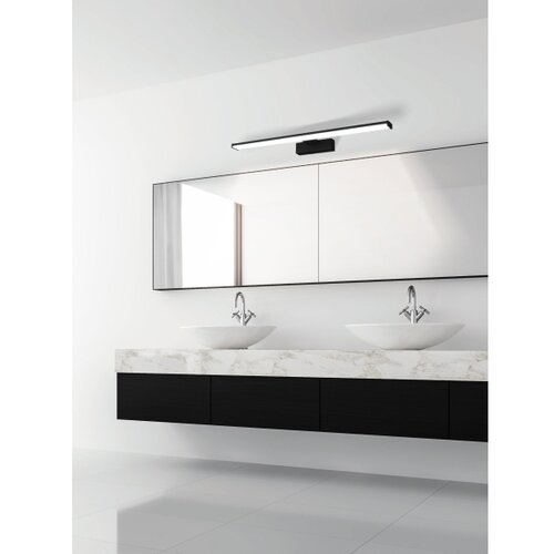 Eglo 780431 - LED kupatilsko osvetljenje za ogledalo BETETA 11W/230V 60 cm IP44 crno Slike