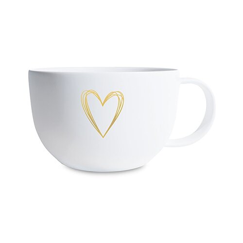 PPD Papperproducts Design pure Heart Gold - Šolja - Pure Heart Gold, Matte, XXL ,550 ml Cene