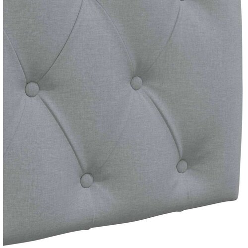  Držeće uzglavlje Zidne Svijetlo siva 130 x 55 x 7 cm tkanina - Svjetlosiva 120 cm bez LED Slike