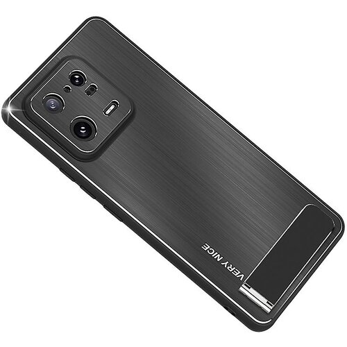 INORCO Za Xiaomi 13 Pro 5G bru&amp;scaron;en ovitek za telefon s stojalom za hrbtno stran iz aluminijeve zlitine TPU okvir okvirja, (22036526) Slike