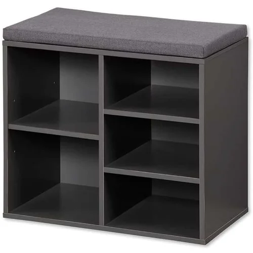 Kesper KSP15913 mini cipelarnik sivi sa jastukom za sedenje 51.5 x 48 x 29,5 cm