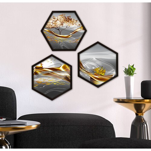 Wallity Uokvirena slika 6GEN1730803, 35x35 cm, 3 dijela Cijene