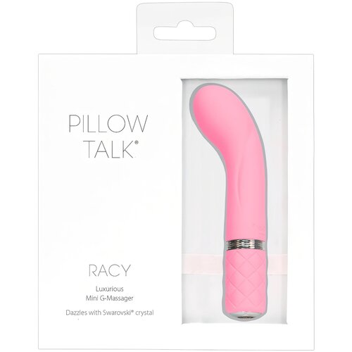 Pillow Talk Racy - punjivi vibrator za usku G-točku (ružičasti) Slike