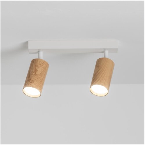  Brilagi - Spot svetlo SELE 2xGU10/30W/230V bela/dekor hrasta Cene