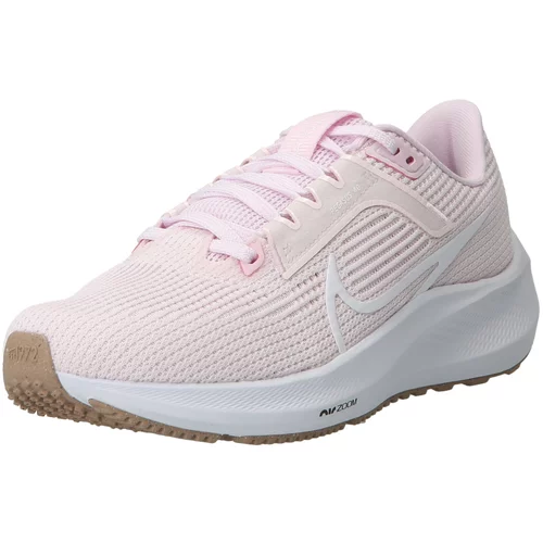 Nike Tenisice za trčanje 'Air Zoom Pegasus 40' pastelno roza / bijela melange