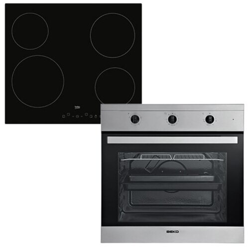 Beko BSC 22120X + HIC 64401 ugradni set rerna i ploča Slike