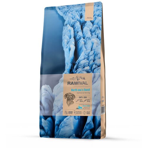 Craftia RAWIVAL North Sea&rsquo;s Finest Adult Dog Medium & Large Breed - losos i haringa za odrasle pse (750g, 2,5kg, 10kg) 10kg Cene