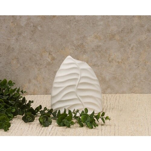 Dekordom vaza ARTISTA FM7165-2 - 19cm - White - N43 Slike