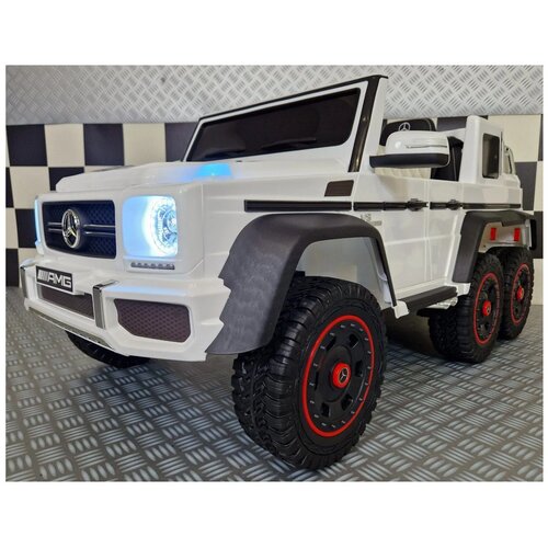 Cars4kids 12V Mercedes G63 6X6 - dječji auto na akumulator, bijeli Cene