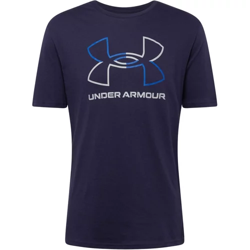 Under Armour Tehnička sportska majica 'GL FOUNDATION UPDATE' plava / mornarsko plava / bijela