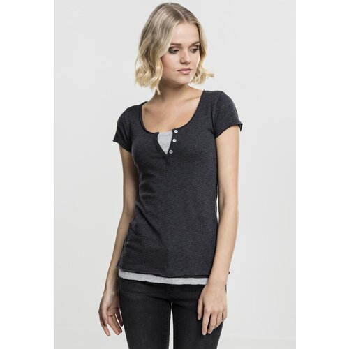 Urban Classics Ladies Two-Colored T-Shirt cha/gry Slike
