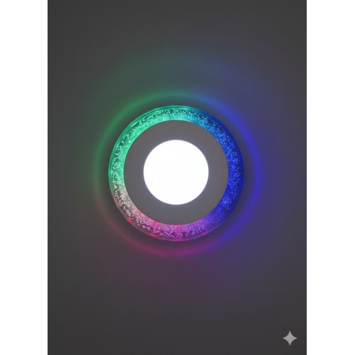  ugradni panel 3+3w rgb sa kapljicama Slike