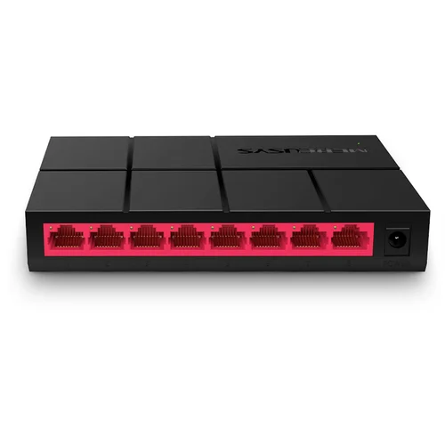 Switch MERCUSYS 8 port 10/100/1000M mini Desktop, 8 10/100/1000M RJ45 Ports, Desktop, Plastic case, MS108G, 2Y