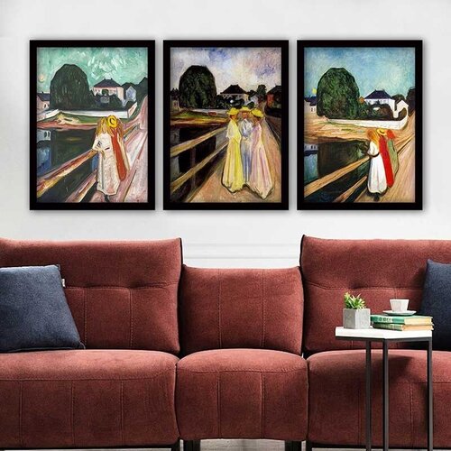 Wallity Set uramljenih slika 3SC_UN106518436, 3 dijela Cijene