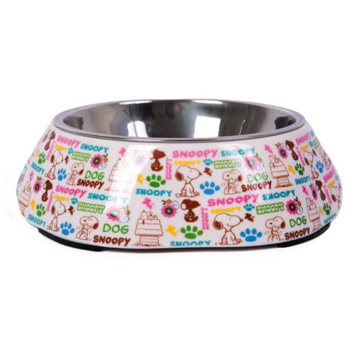 ZOOZ PETS Činija za pse Snoopy M 180 ml bela Slike