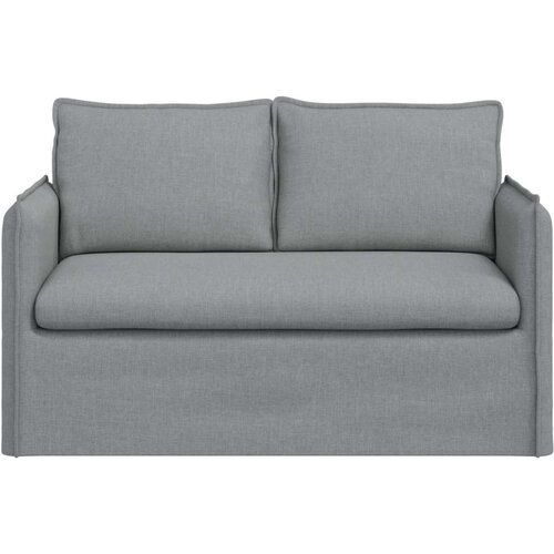 SOFA Svijetlo siva 195 x 82 x 85 cm Metal Slike