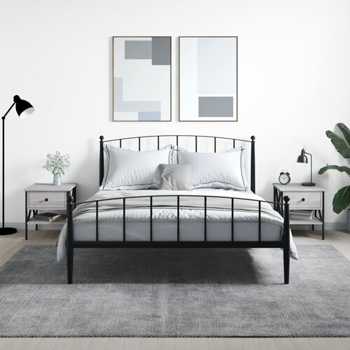vidaXL Nočna mizica 2 kosa siva sonoma 40x42x45 cm inženirski les Cene