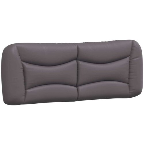 VidaXL krevet s madracem sivi 140x190 cm od umjetne kože Slike