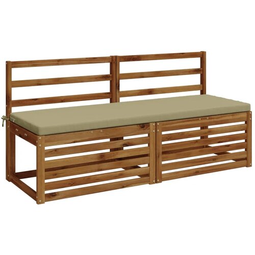  Jastučići za klupe - 2 dijela SOEST 100% poliester - Svijetlo zelena 150 x 50 x 5 cm Melange Cijene