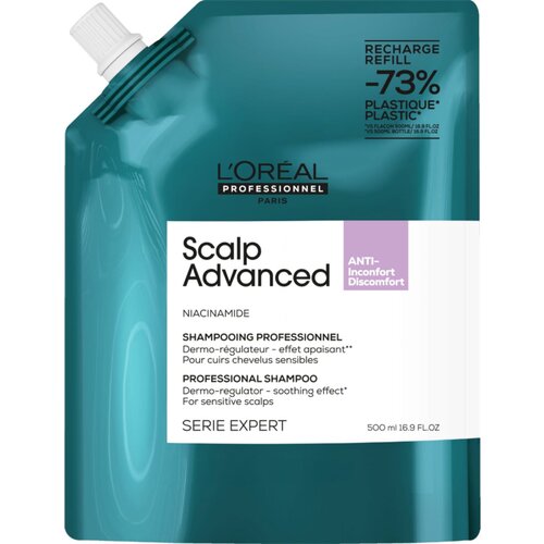 L´Oréal Paris Serie Expert Scalp Advanced Anti-Discomfort Dermo-Regulator Shampoo - Refill 500 ml Cene
