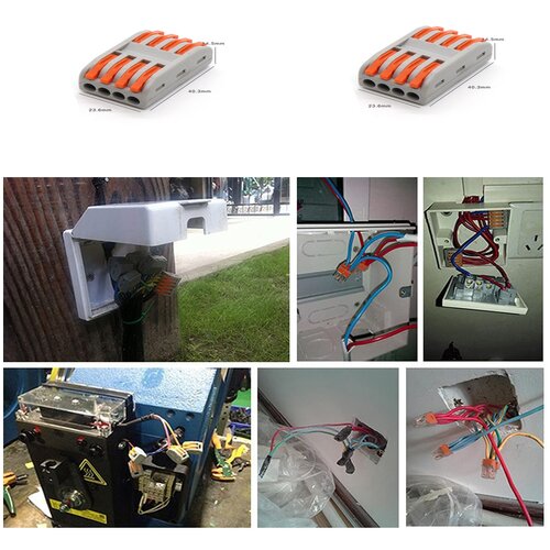 INF 4 In 4 Out Quick Wiring Cable Kompakten električni priključek, (21554159) Slike