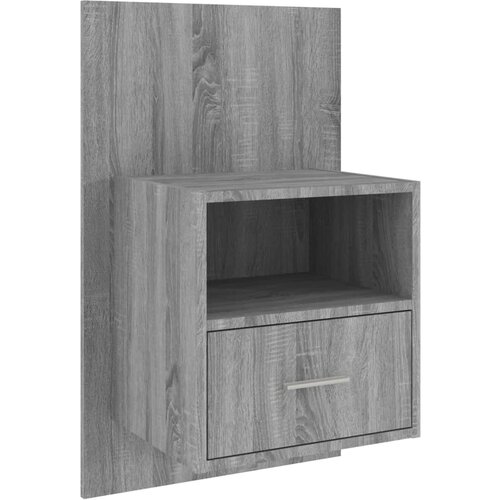 Maison Chic Stenska Nočna omarica - Nočna miza siva sonoma, (21687026) Cene