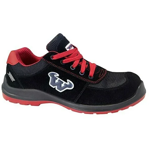 WISENT Zaštitna poluvisoka cipela (Crno-crvene boje, 41, Kategorija zaštite: S1P)