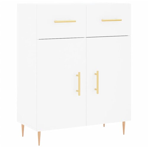  Komoda bijela 69,5x34x90 cm od konstruiranog drva Slike