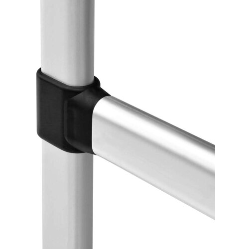 VidaXL Teleskopski garderobni sistem s palicami iz aluminija Slike