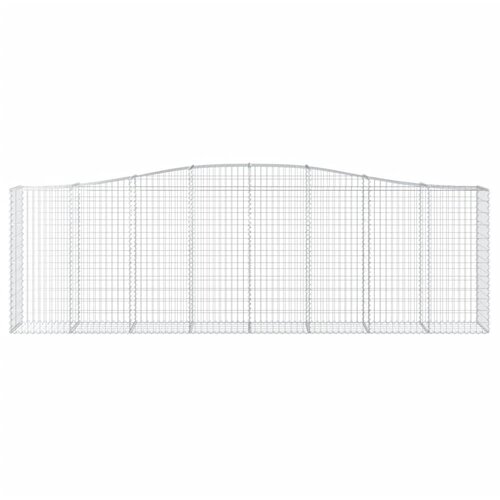  Lučne gabionske ko&amp;scaron;are 5 kom 400x50x120/140cm pocinčano željezo Slike