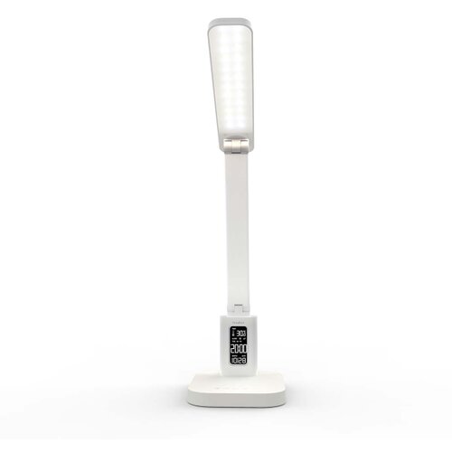Nedis LTLRC10WT - LED prigu&amp;scaron;iva punjiva lampa sa displejem 7,5W/1200 mAh 3000/4000/5700K bela Slike